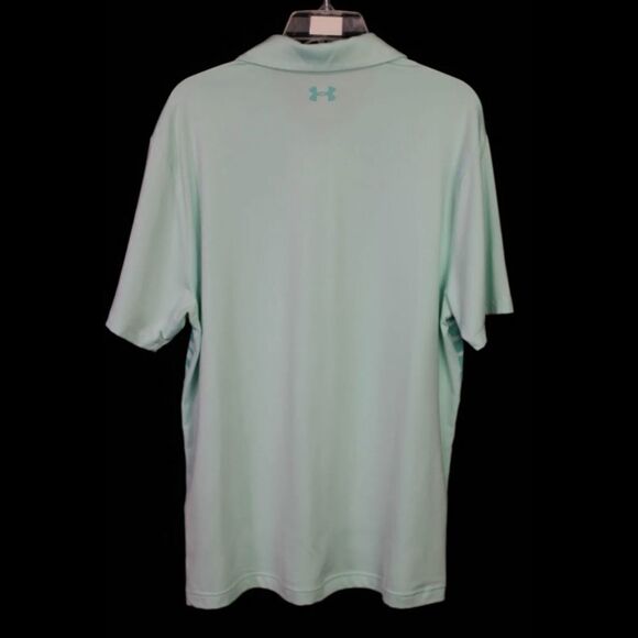 Under Armour The Playoff Polo Light Aqua Blue Size L LARGE - Picture 2 of 7